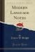 Modern Language Notes, Vol. 7 (Classic Reprint)