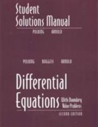 Student's Solutions Manual for Differential Equations