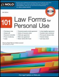 101 Law Forms for Personal Use