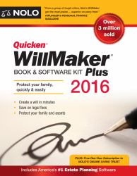 Quicken Willmaker Plus 2016 : Book and Software Kit