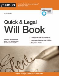 Quick and Legal Will Book