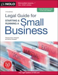 Legal Guide for Starting and Running a Small Business