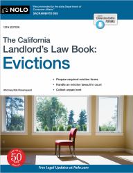 The California Landlord's Law Book : Evictions