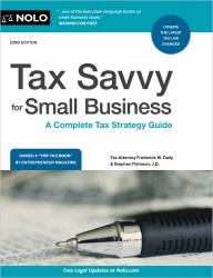 Tax Savvy for Small Business : A Complete Tax Strategy Guide