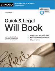 Quick and Legal Will Book