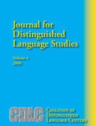 Journal for Distinguished Language Studies