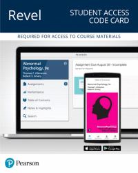 Revel Access Code for Abnormal Psychology