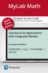 MyLab Math with Pearson EText -- 24-Month Standalone Access Card -- for Calculus and Its Applications with Integrated Review