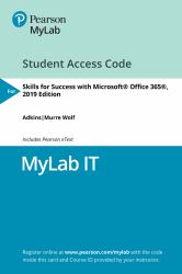 MyLab IT with Pearson EText Access Code for Skills for Success with Office 365, 2019 Edition