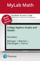 MyLab Math with Pearson eText -- Access Card -- for College Algebra : Graphs and Models (24 Months)