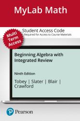 MyLab Math with Pearson EText (up to 24 Months) Access Code for Beginning Algebra with Integrated Review