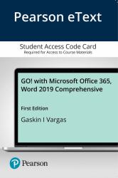 Pearson EText GO! with Microsoft Office 365, Word 2019 Comprehensive -- Access Card