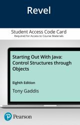 Revel for Starting Out with Java : Control Structures Through Objects -- Access Card