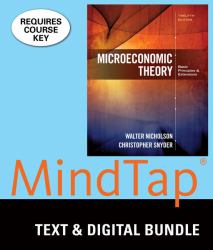 Bundle: Microeconomic Theory, Loose-Leaf Version, 12th + LMS Integrated MindTap Economics, 1 Term (6 Months) Printed Access Card