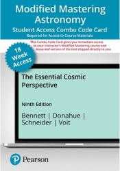 Modified Mastering Astronomy with Pearson EText -- Combo Access Card -- for Essential Cosmic Perspective-- 18 Months