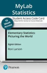 MyLab Statistics with Pearson EText -- 18-Week Access Card -- for Elementary Statistics : Picturing the World