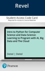 Intro to Python for Computer Science and Data Science : Learning to Program with AI, Big Data and the Cloud -- Access Card