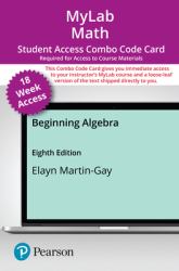 MyLab Math with Pearson EText -- 18-Week Combo Access Card -- for Beginning Algebra