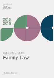 Core Statutes on Family Law 2015-16