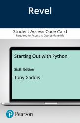 Revel for Starting Out with Python -- Access Card