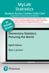 MyLab Statistics with Pearson EText -- 24-Month Combo Access Card -- for Elementary Statistics : Picturing the World