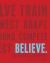 Believe Training Journal