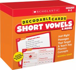 Decodable Cards: Short Vowels and More