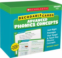 Decodable Cards: Advanced Phonics Concepts