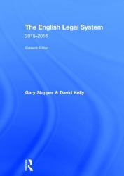 The English Legal System : 2015-2016