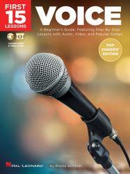 First 15 Lessons - Voice (Pop Singers' Edition) Book/Online Audio