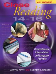 Close Reading 14-16 : Comprehension, Interpretation and Language Activities