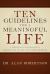 Ten Guidelines for a Meaningful Life : A Christian Psychologist's Perspective on the Ten Commandments