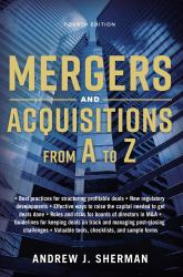 Mergers and Acquisitions from a to Z [Fourth Edition]