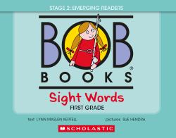 Bob Books - Sight Words First Grade Hardcover Bind-Up Phonics, Ages 4 and up, Kindergarten (Stage 2: Emerging Reader)