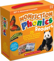 Nonfiction Phonics Readers Set 4: Advanced Concepts (Single-Copy Set) : 25 Motivating Decodable Books That Reinforce Key Reading Skill