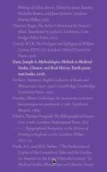 Mythodologies : Methods in Medieval Studies, Chaucer, and Book History