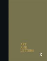 Art and Letters July-Winter1918 : 2 Volumes