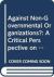 Against Non-Governmental Organizations? : A Critical Perspective on their Management