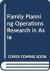 Family Planning Operations Research in Asia