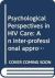 Psychological Perspectives in HIV Care : An Inter-Professional Approach