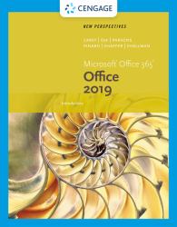 New Perspectives MicrosoftOffice 365 and Office 2019 Introductory