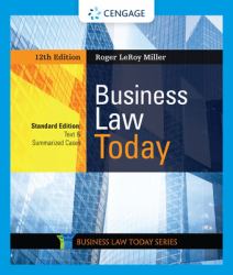 Bundle: Business Law Today, Standard: Text and Summarized Cases, Loose-Leaf Version, 12th + MindTap, 2 Terms Printed Access Card