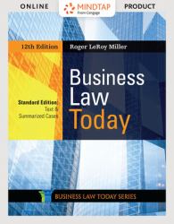 Bundle: Business Law Today, the Essentials: Text and Summarized Cases, Loose-Leaf Version, 12th + MindTap, 1 Term Printed Access Card