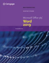 Bundle: New Perspectives Microsoft Office 365 and Word 2019 Comprehensive, Loose-Leaf Version + LMS Integrated SAM 365 and 2019 Assessments, Training and Projects 1 Term Printed Access Card