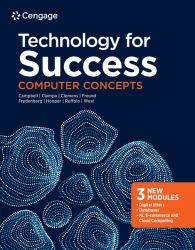 Bundle: Technology for Success: Computer Concepts, 2020 + LMS Integrated SAM 365 and 2019 Assessments, Training and Projects, 1 Term Printed Access Card + New Perspectives Microsoft Office 365 and Office 2019 Introductory, Loose-Leaf Version