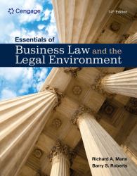 Essentials of Business Law and the Legal Environment, Loose-Leaf Version