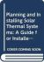 Planning and Installing Solar Thermal Systems : A Guide for Installers, Architects and Engineers, 3rd Edition