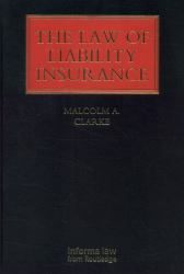 The Law of Liability Insurance