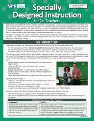 Specially Designed Instruction for Co-Teachers