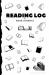 Reading Log & Book Journal : Black & White Collection